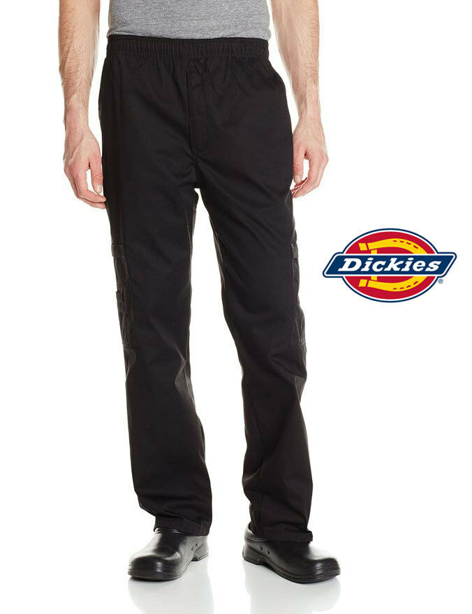 Chef Code Unisex Modern Fit Chef Pants with Cargo Pockets, Elastic Waist  CC220